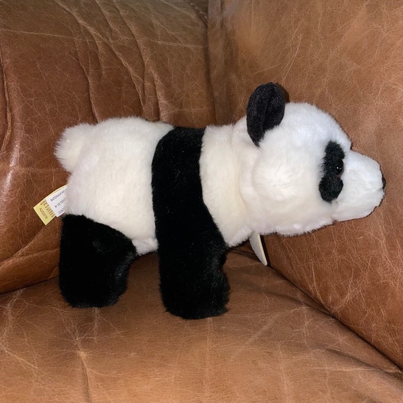 NWOT Miyoni by Aurora 7 Inch Standing Panda Bear Stuffed Animal - Picture 3 of 11